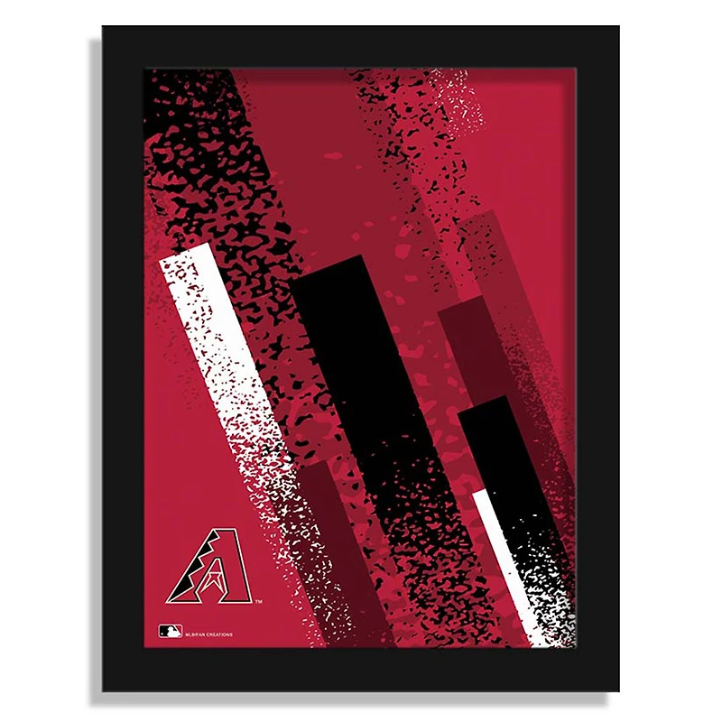 Arizona Diamondbacks 12" x 16" Team Color Framed Art Print