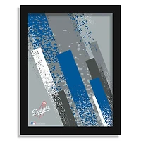 Los Angeles Dodgers 12" x 16" Team Color Framed Art Print