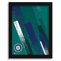 Seattle Mariners 12" x 16" Team Color Framed Art Print