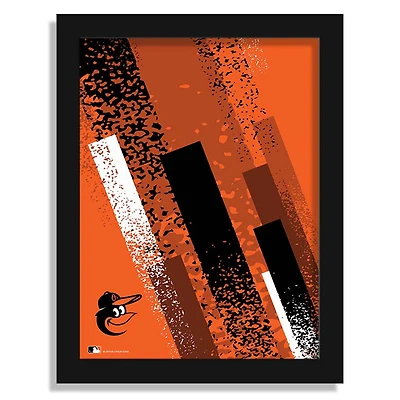 Baltimore Orioles 12" x 16" Team Color Framed Art Print