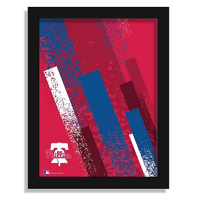 Philadelphia Phillies 12" x 16" Team Color Framed Art Print