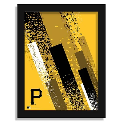 Pittsburgh Pirates 12" x 16" Team Color Framed Art Print