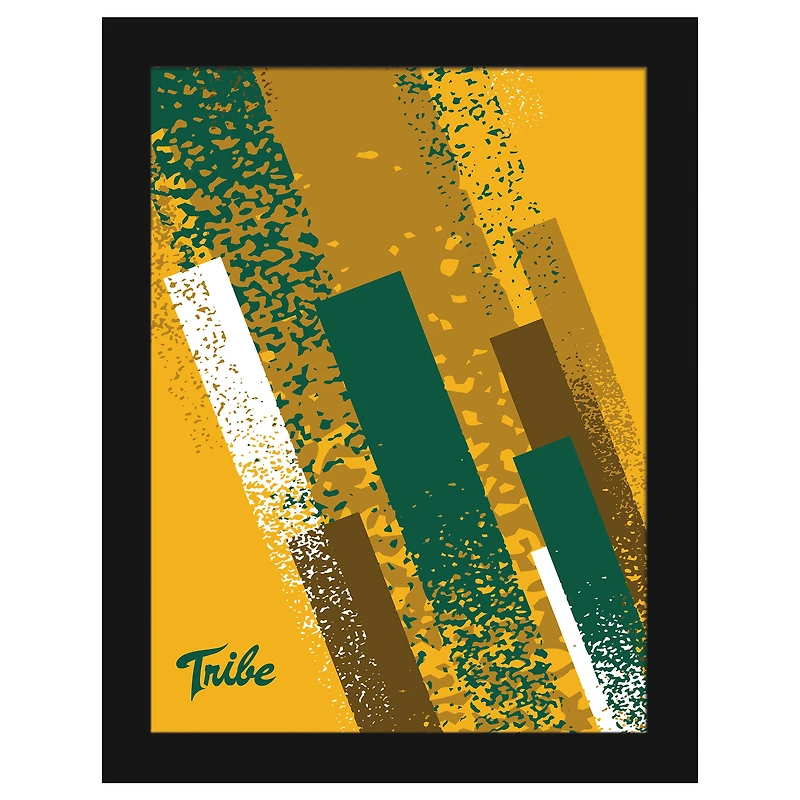 William & Mary Tribe 12" x 16" Team Color Framed Art Print