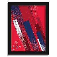 Boston Red Sox 12" x 16" Team Color Framed Art Print