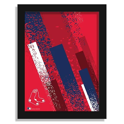 Boston Red Sox 12" x 16" Team Color Framed Art Print