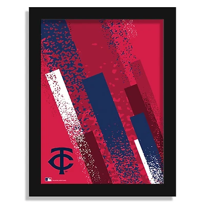 Minnesota Twins 12" x 16" Team Color Framed Art Print