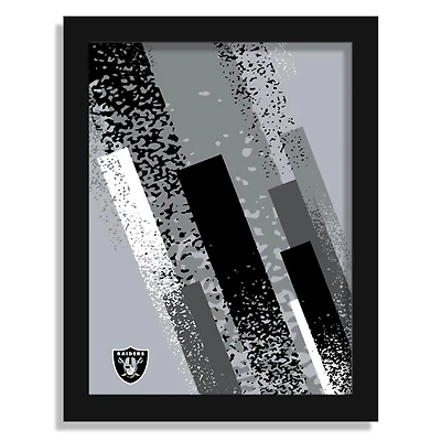 Las Vegas Raiders 12" x 16" Team Color Framed Art Print