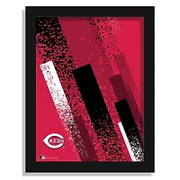 Cincinnati Reds 12" x 16" Team Color Framed Art Print