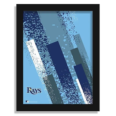 Tampa Bay Rays 12" x 16" Team Color Framed Art Print