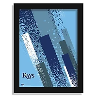 Tampa Bay Rays 12" x 16" Team Color Framed Art Print