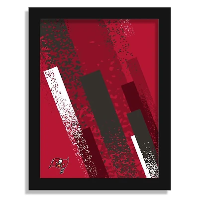 Tampa Bay Buccaneers 12" x 16" Team Color Framed Art Print