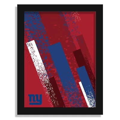 New York Giants 12" x 16" Team Color Framed Art Print