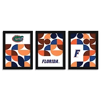 Florida Gators 12" x 16" Framed Minimalist Print Set