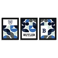 Butler Bulldogs 12" x 16" Framed Minimalist Print Set