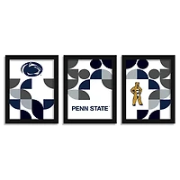 Penn State Nittany Lions 12" x 16" Framed Minimalist Print Set
