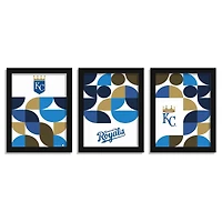 Kansas City Royals 12" x 16" Framed Minimalist Print Set