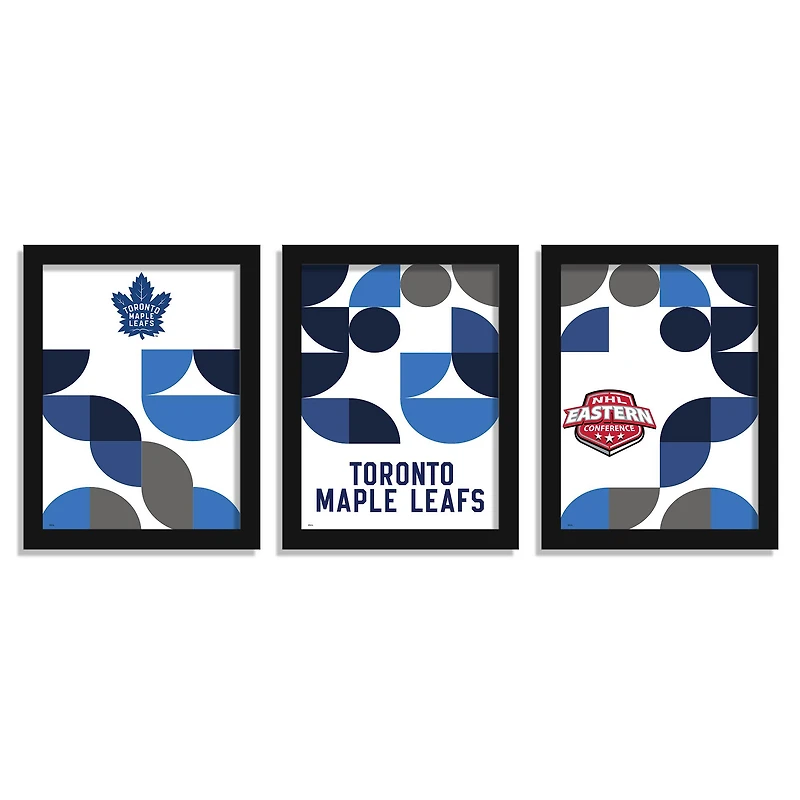 Toronto Maple Leafs 12" x 16" Framed Minimalist Print Set