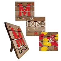 Maryland Terrapins Four-Piece Hot Plate Set
