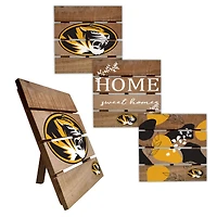 Missouri Tigers Four-Piece Hot Plate Set