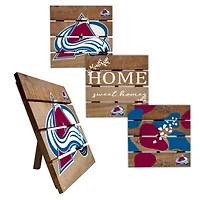 Colorado Avalanche Four-Piece Hot Plate Set