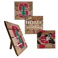 Stanford Cardinal Four-Piece Hot Plate Set