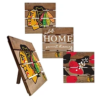 Chicago Blackhawks Four-Piece Hot Plate Set