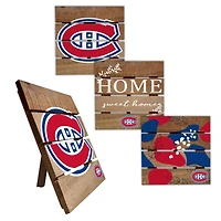 Montreal Canadiens Four-Piece Hot Plate Set
