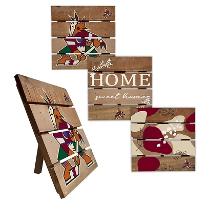 Arizona Coyotes Four-Piece Hot Plate Set