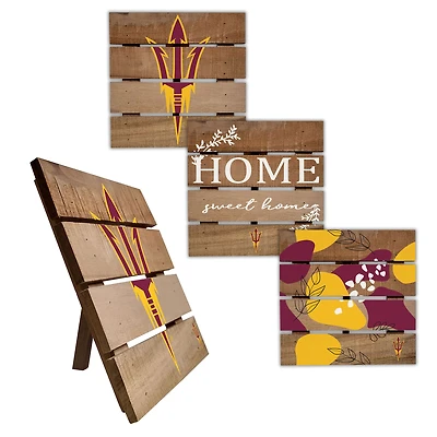 Arizona State Sun Devils Four-Piece Hot Plate Set