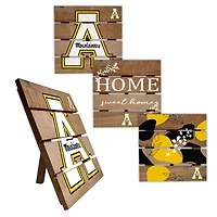 Appalachian State Mountaineers Four-Piece Hot Plate Set
