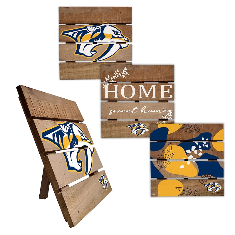 Nashville Predators Four-Piece Hot Plate Set