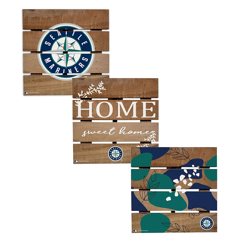 Seattle Mariners Four-Piece Hot Plate Set
