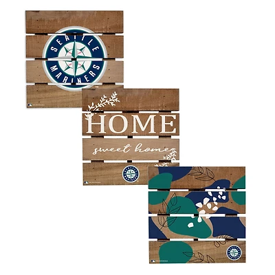 Seattle Mariners Four-Piece Hot Plate Set