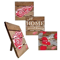 Detroit Red Wings Four-Piece Hot Plate Set