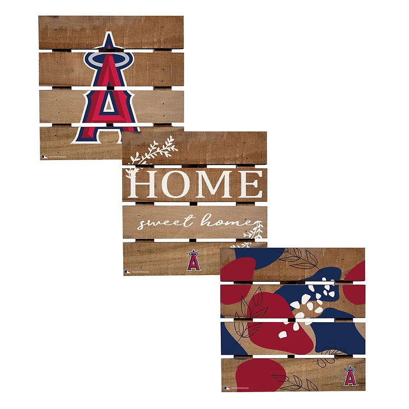 Los Angeles Angels Four-Piece Hot Plate Set