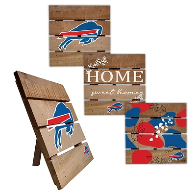 Buffalo Bills Four-Piece Hot Plate Set