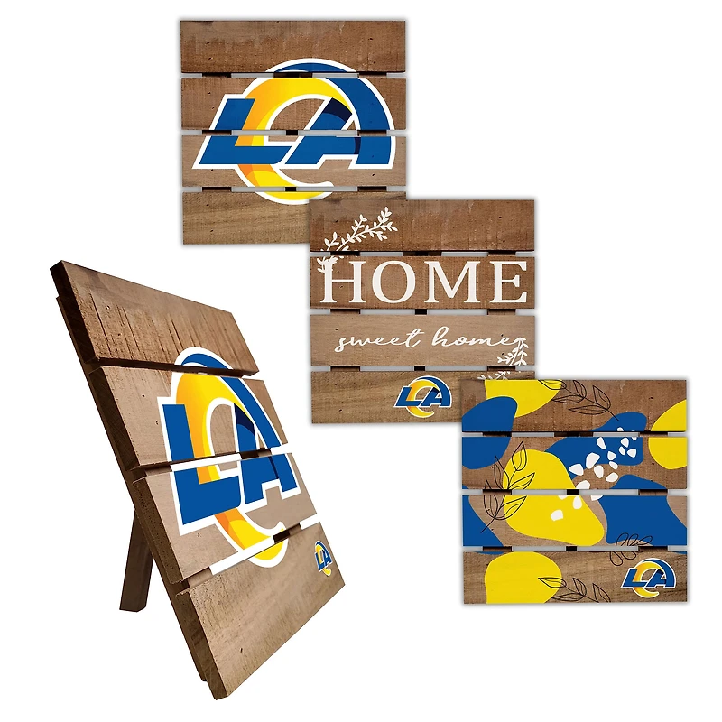 Los Angeles Rams Four-Piece Hot Plate Set