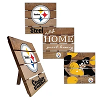 Pittsburgh Steelers Four-Piece Hot Plate Set