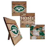New York Jets Four-Piece Hot Plate Set