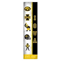 Iowa Hawkeyes 6" x 24" Progression Wood Sign