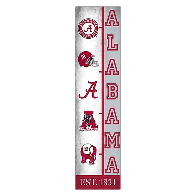 Alabama Crimson Tide 6" x 24" Progression Wood Sign