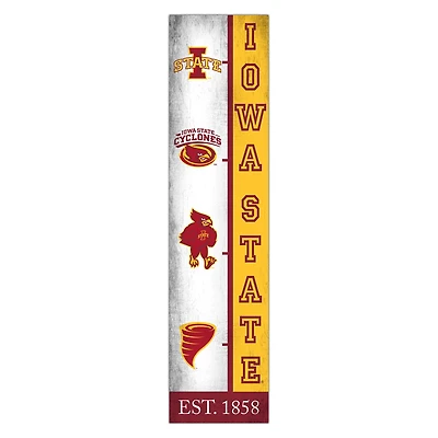 Iowa State Cyclones 6" x 24" Progression Wood Sign