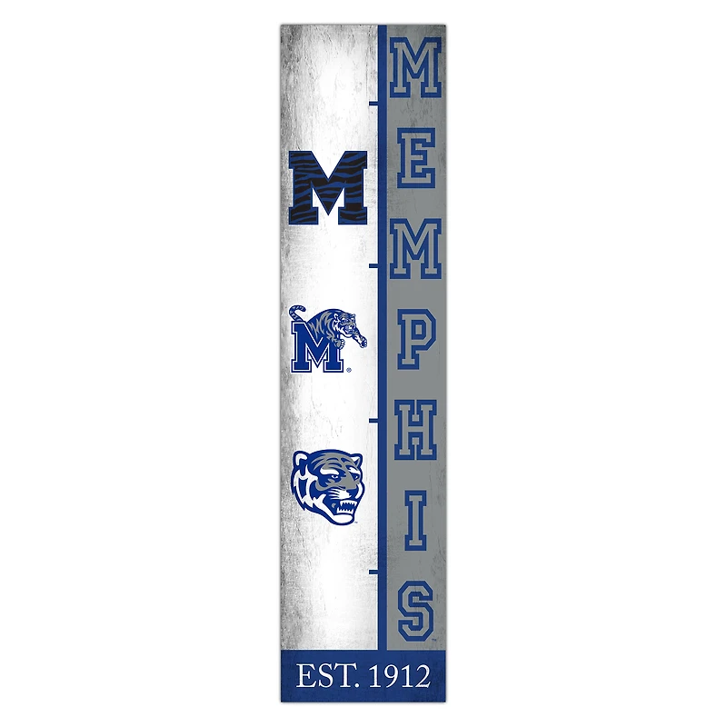 Memphis Tigers 6" x 24" Progression Wood Sign