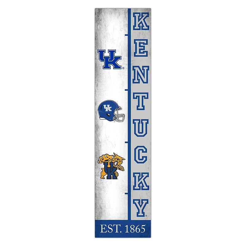 Kentucky Wildcats 6" x 24" Progression Wood Sign