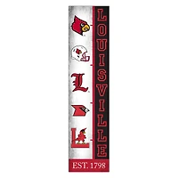 Louisville Cardinals 6" x 24" Progression Wood Sign