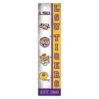 LSU Tigers 6" x 24" Progression Wood Sign