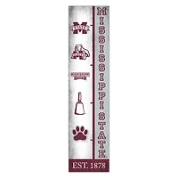 Mississippi State Bulldogs 6" x 24" Progression Wood Sign
