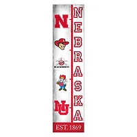 Nebraska Huskers 6" x 24" Progression Wood Sign