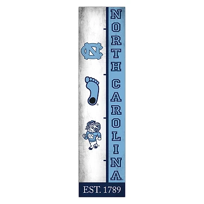 North Carolina Tar Heels 6" x 24" Progression Wood Sign