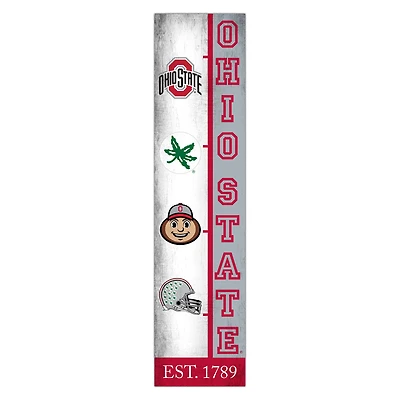 Ohio State Buckeyes 6" x 24" Progression Wood Sign